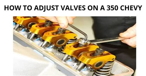Remember that first-gen SBC Chevy's use a firing order of 1-8-4-3-6-5-7-2, each cylinder gets adjusted when the valve-train is 180 degrees out. Example: cylinder 1 gets adjusted while 6 is rocking, cylinder 8 gets adjusted while 5 is rocking, etc. Valve Adjustment Order for SBC. Adjust this cylinder --- when lifters on this cylinder are rocking.. 