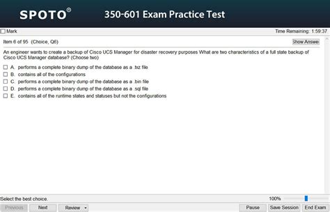350-601 Online Tests