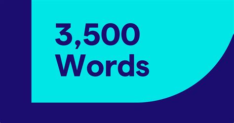 3500 In Words