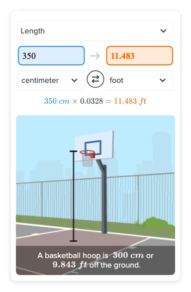 350cm To Feet