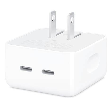35W Dual USB-C Port Compact Power Adapter - Apple - raincitystudios.com