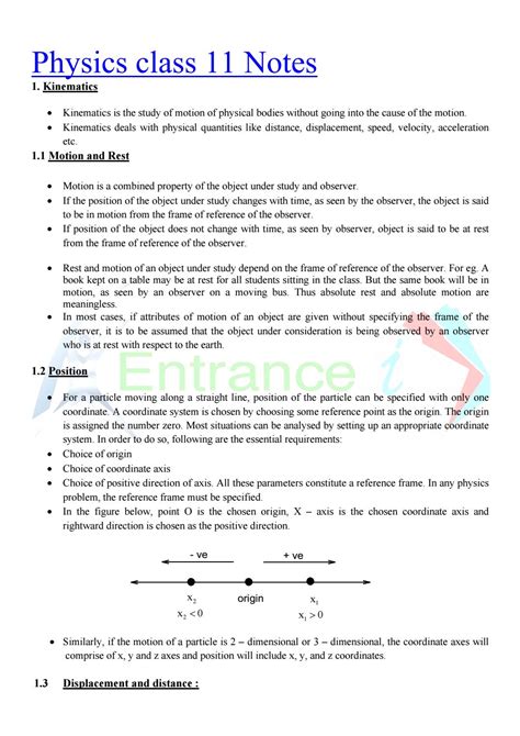 Full Download 35Mb Download Physics Notes Class 11 Chapter No 2 