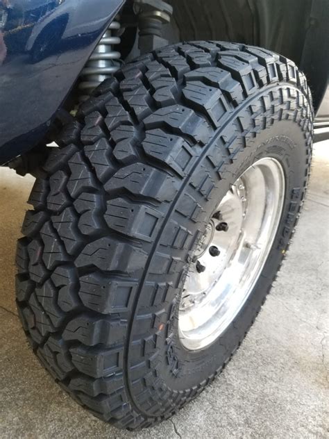 The Geolandar X-MT is simply built for maximum traction. The 35X12.50R17 Yokohama Geolandar X-MT has a diameter of 34.8", a width of 13", mounts on a 17" rim and has 598 revolutions per mile. It weighs 75 lbs, has a max load of 3195 lbs, a maximum air pressure of 65 psi, a tread depth of 21/32" and should be used on a rim width of 8.5-11".. 