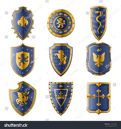 36,700+ Medieval Shields Stock Illustrations, Royalty-Free Vector ... - muktibox.com