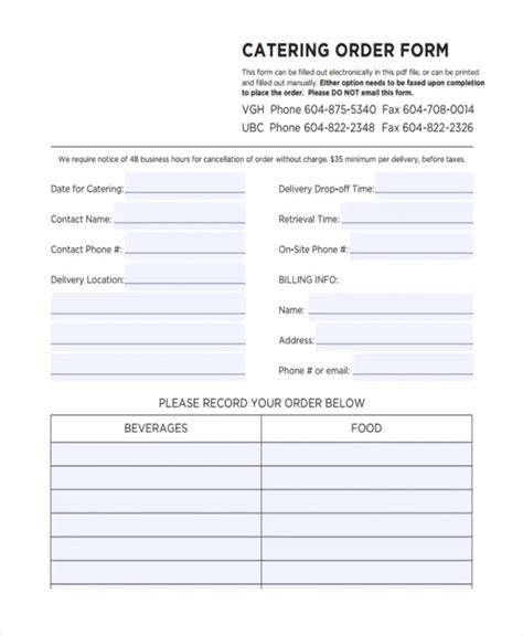 36+ Free Order Forms Free & Premium Templates