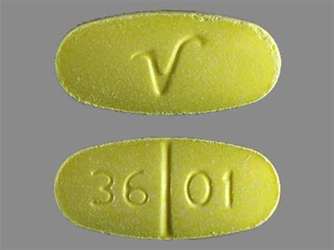 36 01 yellow pill. Pill Identifier results for "3601 Yellow". Search by imprint, shape, color or drug name. ... V 36 01 Color Yellow Shape Oval View details. 1 / 2. Logo 4360 100 ... 