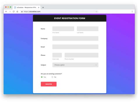 36 Bootstrap Registration Form Examples 2022 uiCookies