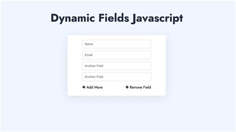 36 Javascript Dynamic Form Builder Modern Javascript Blog