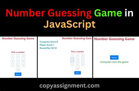 36 Number Guessing Game Javascript Code Modern Javascript Blog