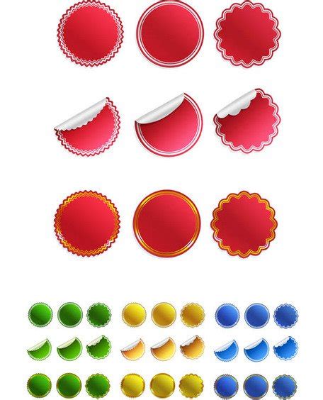 36 Sticker Templates Ultimate PSD Pack New Free PSD Files