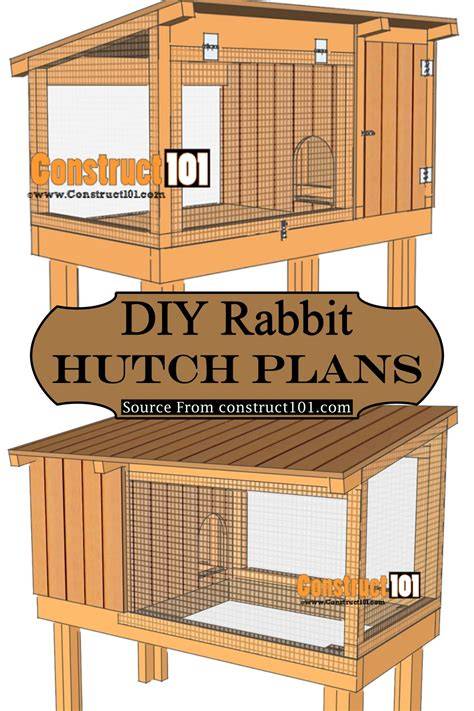 36 Totally Free DIY Rabbit Hutch Plans - DIYsCraftsy - raincitystudios.com