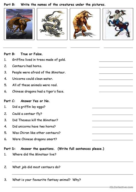 36 Fantasy English Esl Worksheets Pdf Amp Doc Character Worksheet Fantasy Middle Grade - Character Worksheet Fantasy Middle Grade
