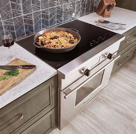 36 induction range. The scratch-resistant, ceramic glass induction cooking surface provides consistent, precise temperature control and nearly instantaneous temperature ... 