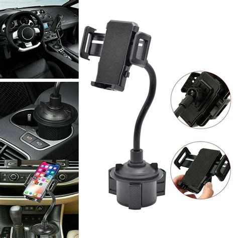 360°Adjustable Mount Car Cup Holder Gooseneck Universal Stand Cell …