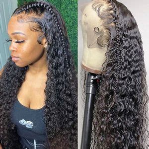 360 Water Wave Wig 100% Remy Human Hair Wigs Breathable …