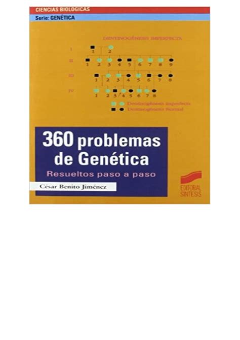 360 problemas de genetica resueltos paso a paso. - Computer manual to accompany pattern classification.