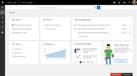 365 admin center. Feb 21, 2023 · Reports in the Microsoft 365 admin center: Email activity. Email app usage. Mailbox usage. Microsoft 365 Groups activity: In the Microsoft 365 admin center, go to Show all (if necessary), click Reports > Usage, and then select one of the reports on the page: Email activity; Active users - Microsoft 365 services > View more: Exchange: Email ... 