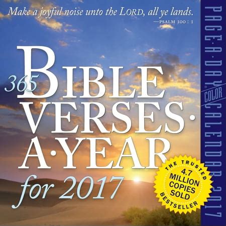 Download 365 Bible Verses A Year Page A Day Calendar 2017 