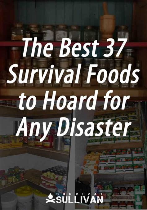 37 Foods to Hoard | survival food list - raincitystudios.com