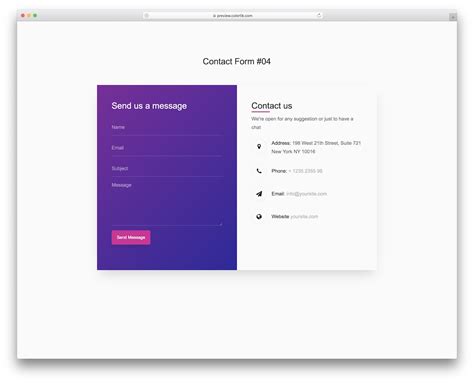 37 Free Bootstrap Contact Form Templates 2023 Colorlib