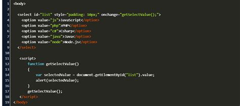 37 Javascript Select Onchange Get Value From Database Javascript Nerd Answer