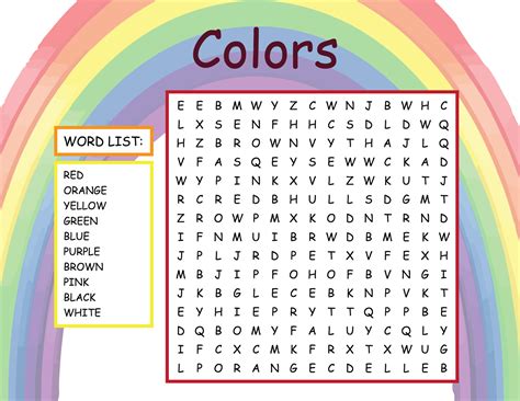 37 Free Word Searches For Kids The Spruce Word Searches Kindergarten - Word Searches Kindergarten