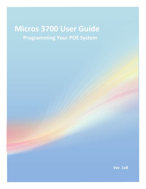 Download 3700 Pos Micros User Manual Programming Pdf 