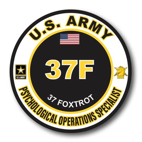 37f mos. Psychological Operations Officers (37A) generally begin at the rank of First Lieutenant or Captain; possess a Physical Profile Serial System PULHES 111221, and are required to have a Top Secret (TS) security clearance eligibility. 37F enlisted must have a minimum ASVAB ST score of 101 after 01 July 2004 or a GT score of 105 for those joining ... 