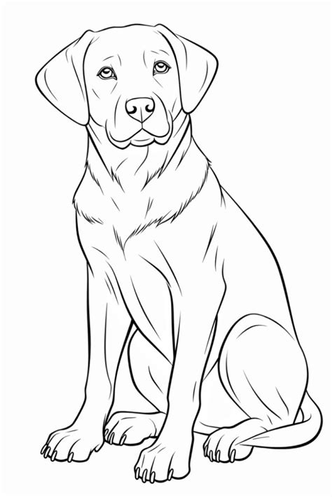 38+ awesome image Black Lab Coloring Pages Labrador Retriever