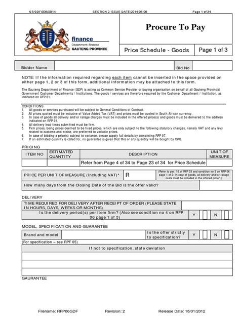 38 Section 2 PDF Request For Proposal Diaper