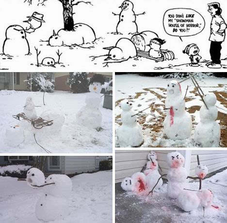 38 Snowmen Nightmares: Calvin and Hobbes In Real Life