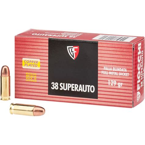 38 Super - +P 130 Grain FMJ - PMC Bronze - 1000 Rounds. $520.00. 52¢ per round. 22 In Stock. Add to Cart. Quantity - 50 rounds per box; 20 boxes per case. Manufacturer - PMC. Bullets - 130 grain full metal jacket (FMJ) Casings - Boxer-primed brass.