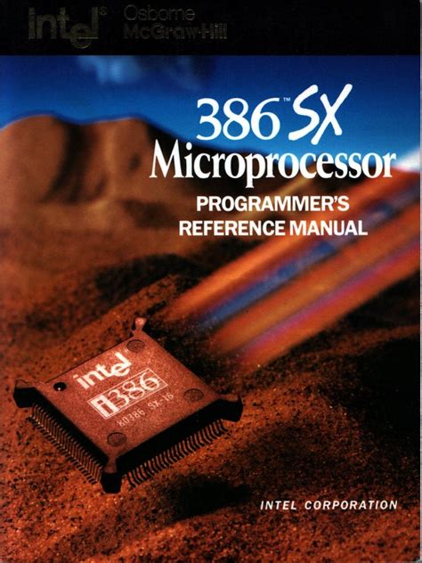 386 sx microprocessor programmer s reference manual. - Comentarios a la ley del gobierno.