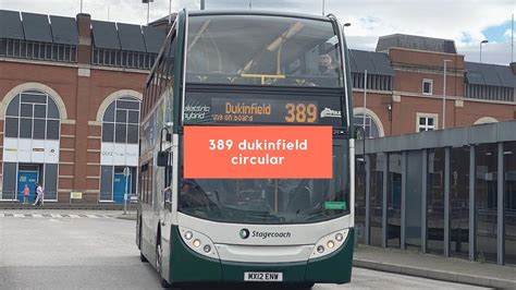 389 Ashton-under-Lyne to Dukinfield circular bus route