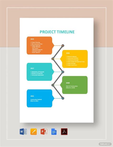 39+ Project Timeline Examples Word, PDF, Docs