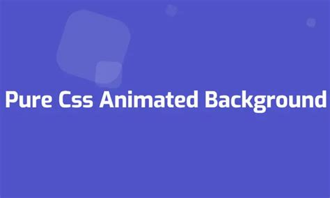 39 Amazing CSS Animated Background for you to try