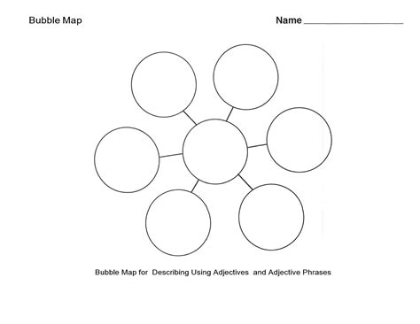 39 Printable Bubble Map Templates Word Pdf Powerpoint Graphic Organizer Bubble Map - Graphic Organizer Bubble Map