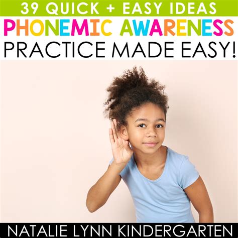 39 Quick Phonemic Awareness Activities For Kindergarten Phonemic Awareness Activities For Kindergarten - Phonemic Awareness Activities For Kindergarten