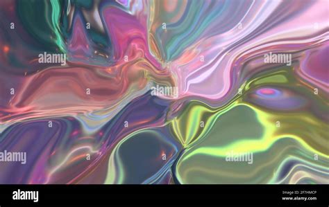 3d abstract iridescent liquid shape hi-res stock photography ... - Alamy - muktibox.com