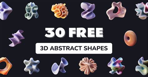 3d abstract shapes Vectors - Freepik - muktibox.com