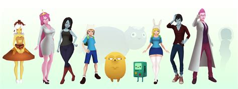 3D Adventure Time Characters by Mikeinel on DeviantArt