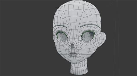 3D Anime Face and Head Modelling in Blender CGMeetup Community for