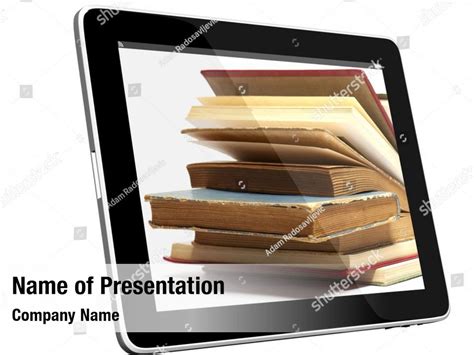 3D Book PowerPoint Template Slidesbase