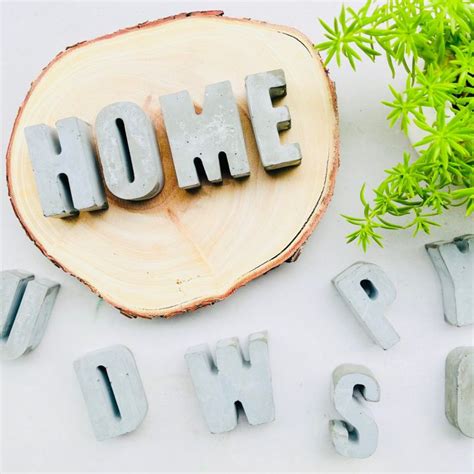 3d Cement Letters - Etsy - muktibox.com