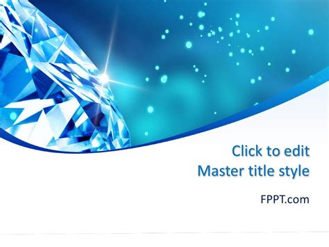 3D Crystal PowerPoint Template is a free PowerPoint template with crystal illustration in the