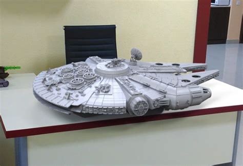 3D Designers Behind the 380Piece 3D Printable Millennium Falcon