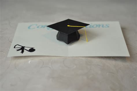 3D Graduation Cap Pop Up Card Template Creative Pop Up Cards Pop up