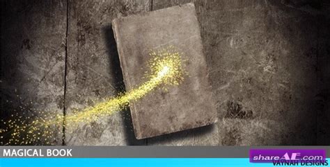 3D Magical Book Intro After Effects Templates Motion Array
