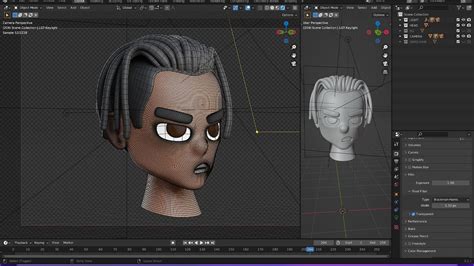 3D NFT Stylized Character Base Template in Blender 3D model CGTrader