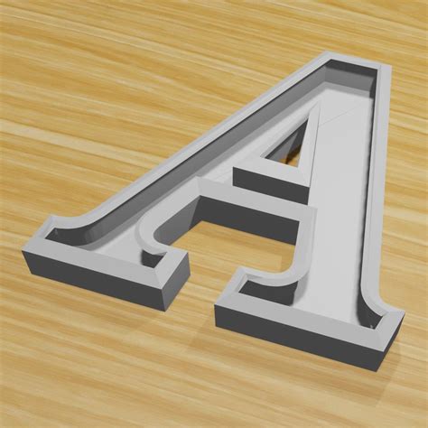 3D PRINTED DECORATIVE LETTERS Etsy